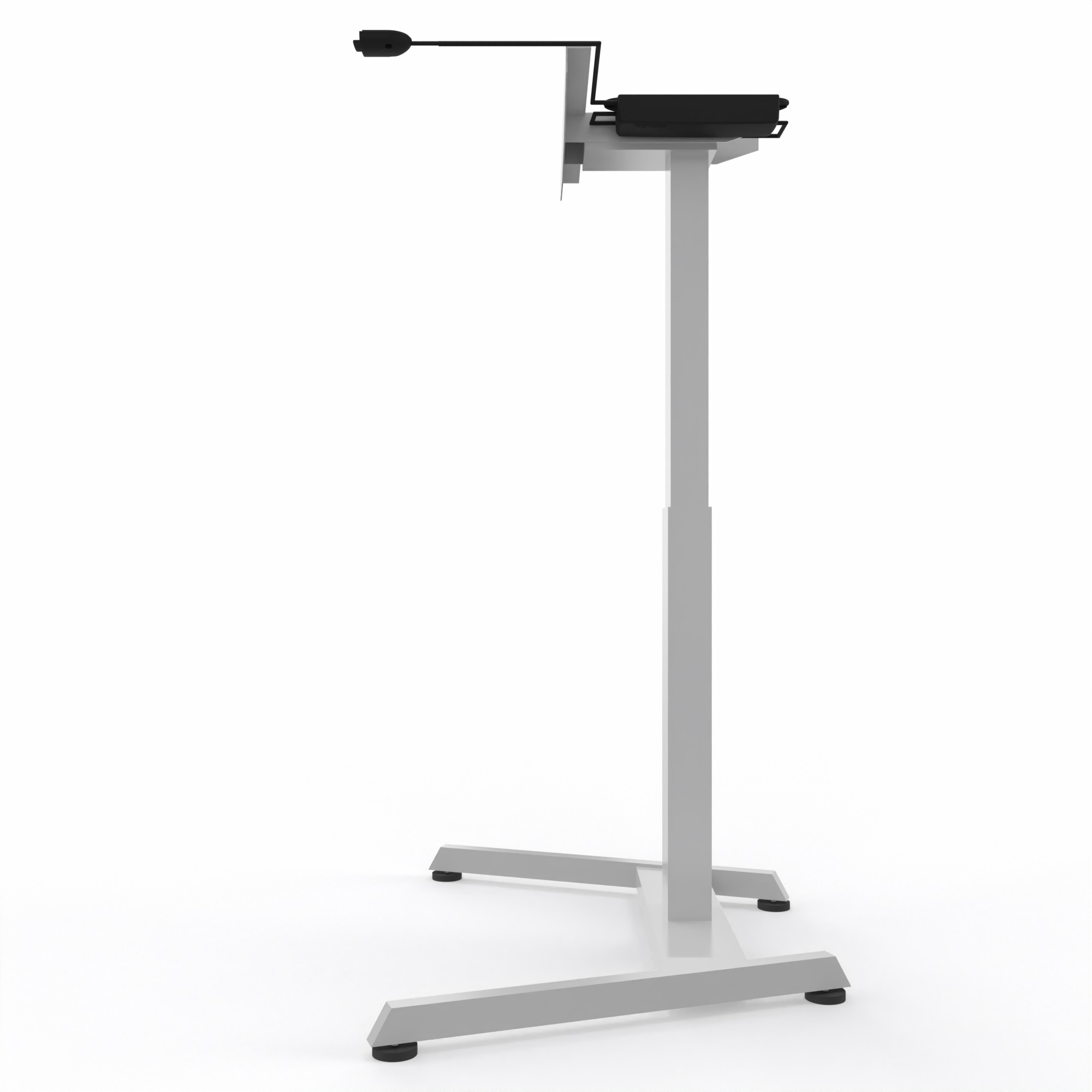 COMO Single-Desk Gestell - der kompakte Alleskönner